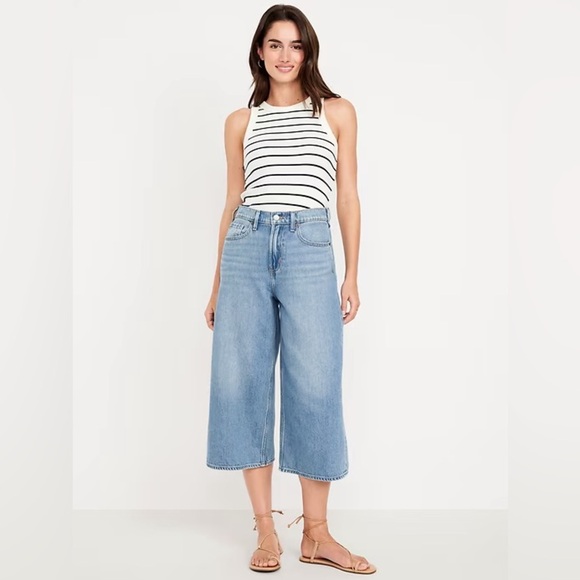 Old Navy Denim - Old Navy High-Rise Baggy Wide-Leg Jeans